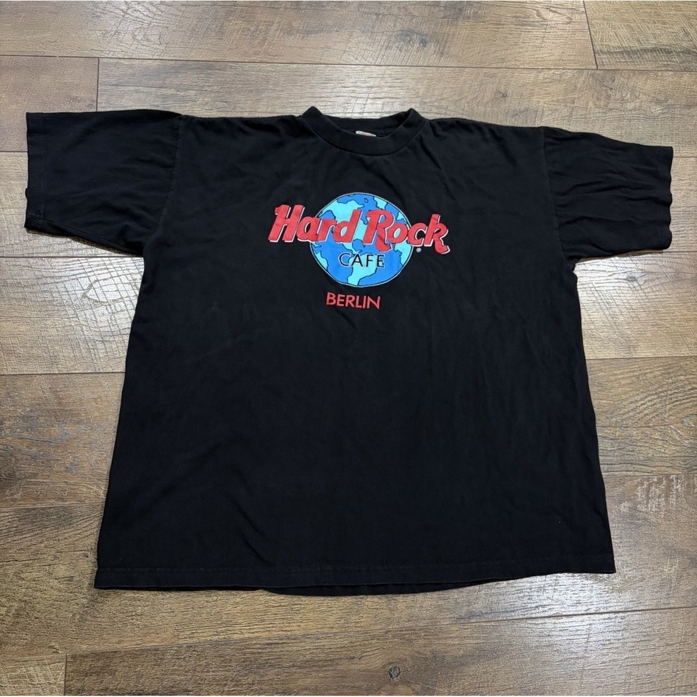 Vintage Hard Rock Cafe Berlin Germany Black Large‎ Beer, Bar, Drinking